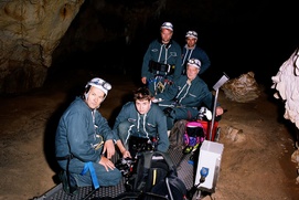 Sur le plateau du film Cave of Forgotten Dreams Sur le plateau du film Cave of Forgotten Dreams