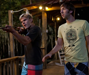 Une scène du film Shark Night 3D