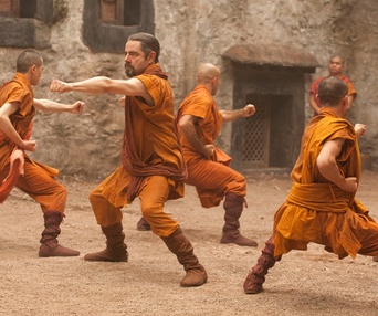 Une scène du film Johnny English Reborn