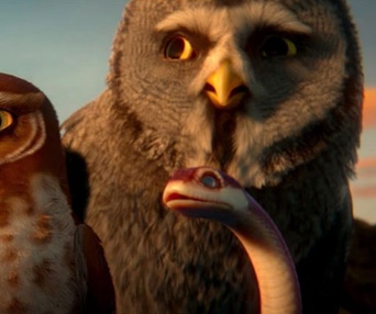 Une scène du film Legend of the Guardians: The Owls of Ga'Hoole