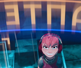 Une scène du film Nimona
