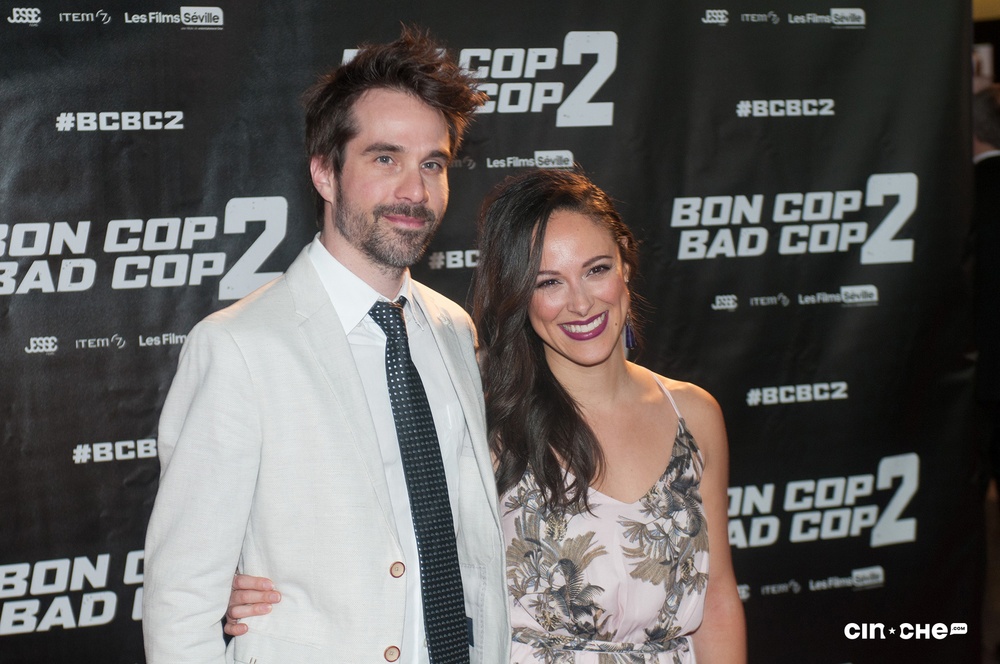 Sur le tapis rouge du film Bon Cop Bad Cop 2