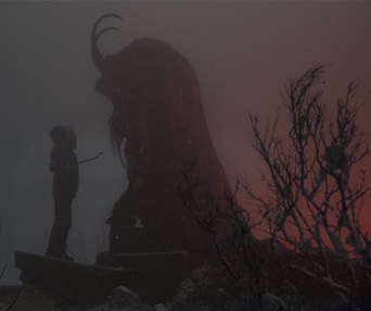 Une scène du film Krampus