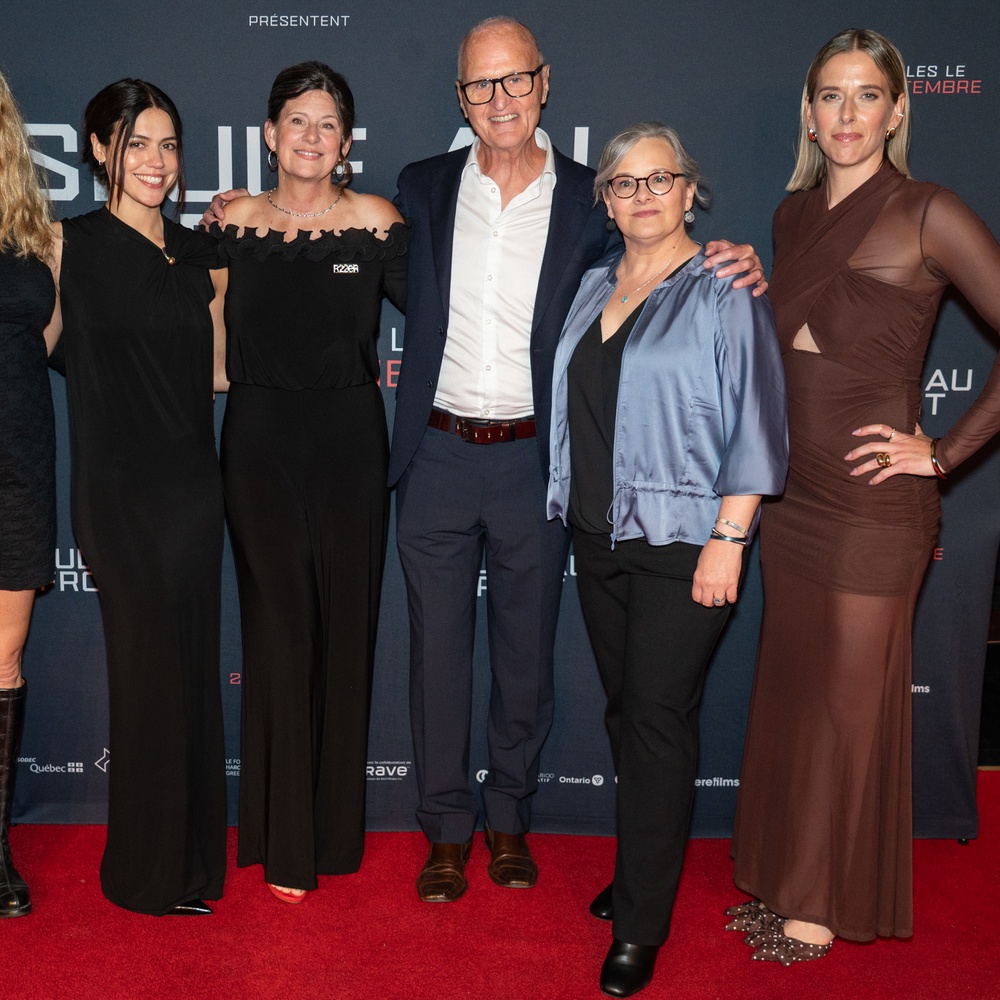 Première du film Seule au front (Out Standing)
