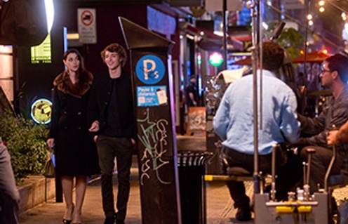 Sur le plateau du film Ville-Marie