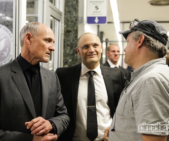 Sur le plateau du film Bon Cop Bad Cop 2