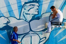 Sur le plateau du film Pain and Gain Sur le plateau du film Pain and Gain
