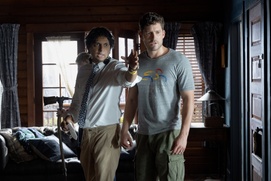 Une scène du film Knock at the Cabin