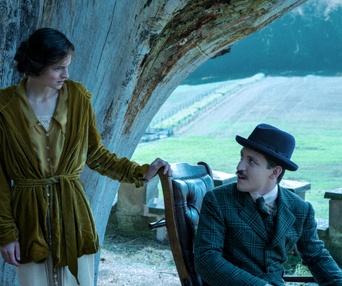 Une scène du film Lady Chatterley's Lover