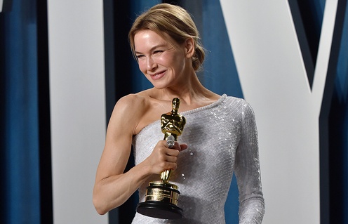 Sur le tapis rouge du party Vanity Fair des Oscars 2020