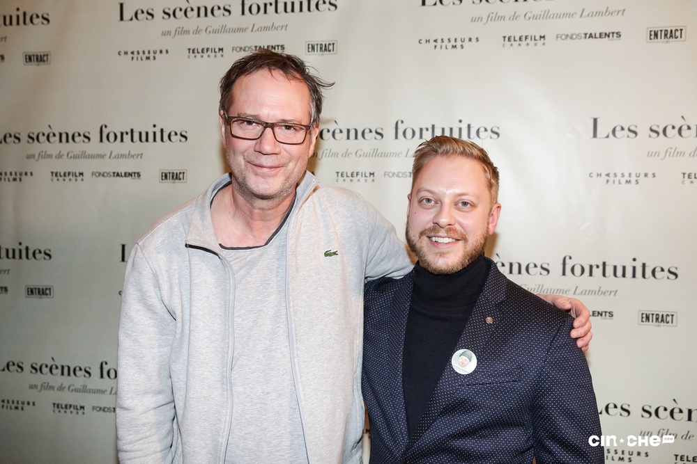 Sur le tapis rouge du film Les scènes fortuites