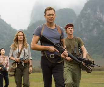 Une scène du film Kong : Skull Island