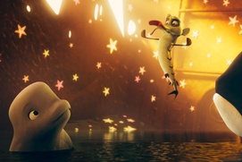 Une scène du film Katak, le brave béluga Une scène du film Katak, le brave béluga
