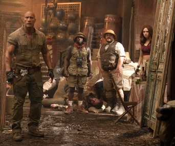 Une scène du film  Jumanji: Welcome to the Jungle