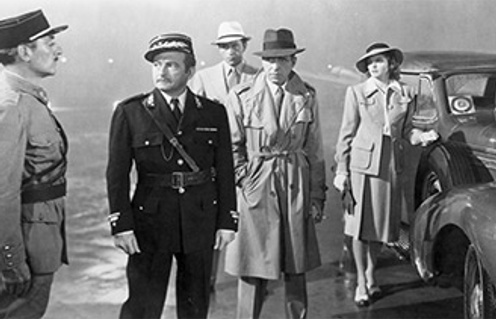 Une scène du film Casablanca