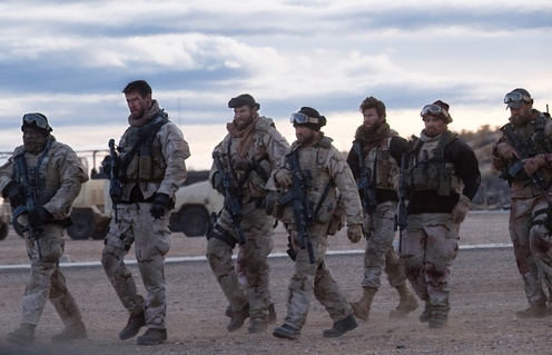 Une scène du film 12 Strong