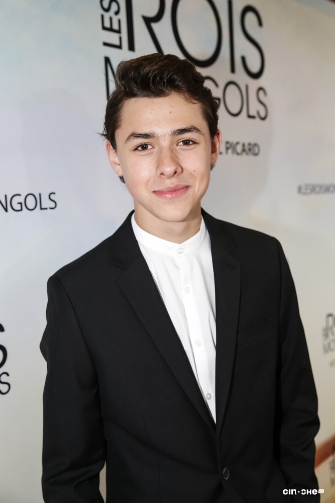 Sur le tapis rouge du film Les rois mongols