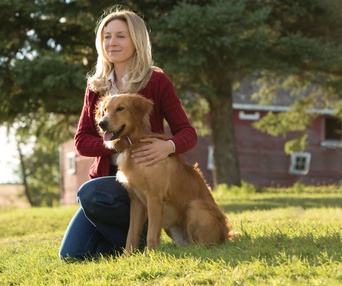Une scène du film A Dog's Purpose