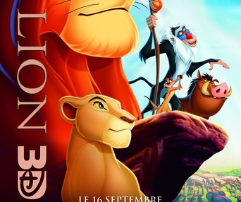 Affiche du film Le roi lion 3D