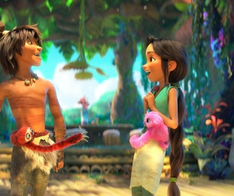 Une scène du film The Croods: A New Age