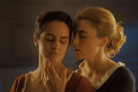 Une scène du film Portrait de la jeune fille en feu