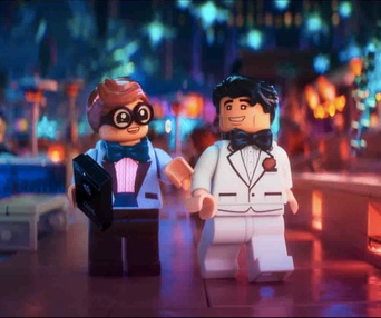 Une scène du film The Lego Batman Movie