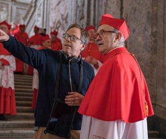 Une scène du film The Two Popes