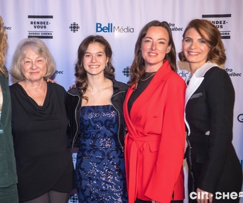 Sur le tapis rouge du film Frontières