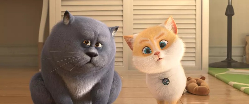 Une scène du film Oscar et le monde des chats