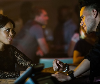 Une scène du film Addicted