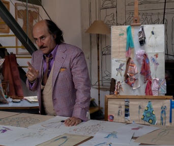 Une scène du film House of Gucci