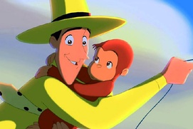 Scène du film George le petit curieux