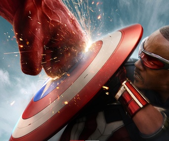 Affiche du film Capitaine America : Le meilleur des mondes