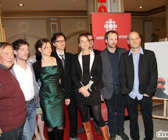 Sur le tapis rouge du film En terrains connus