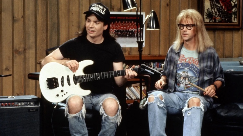 Une scène du film Wayne's World