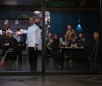 Une scène du film The Menu