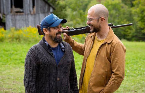 Une scène du film Les affamés