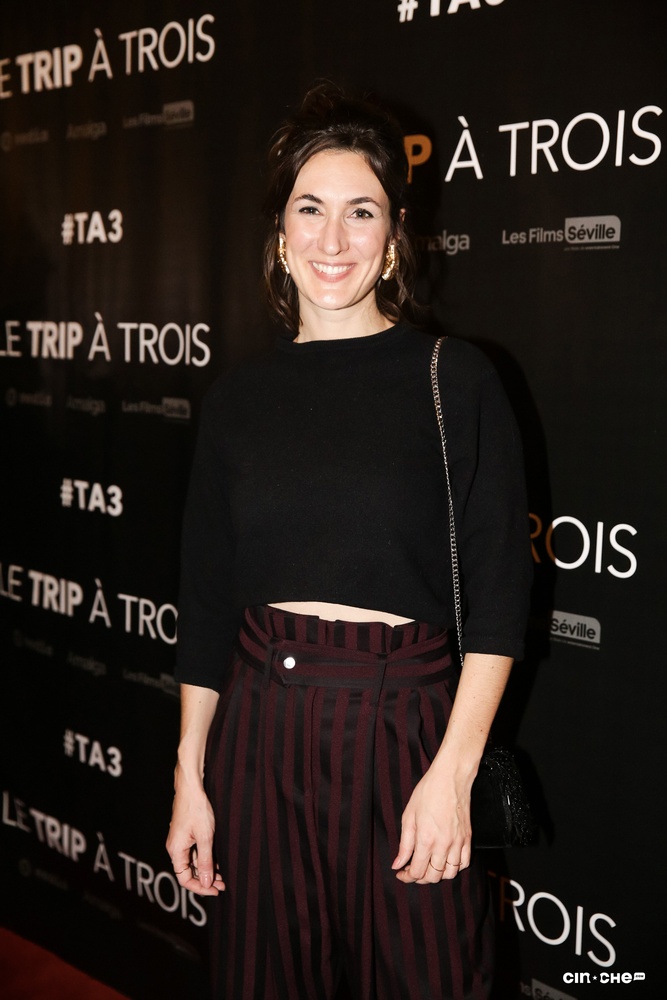 Sur le tapis rouge du film Le trip à trois