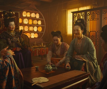 Une scène du film Mulan