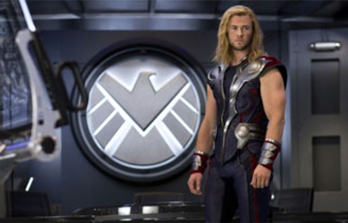 Une scène du film The Avengers
