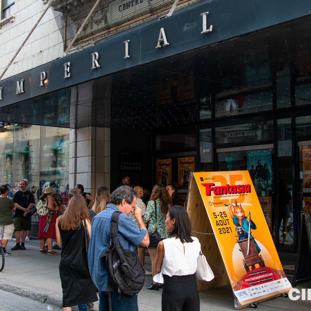 Sur le tapis rouge du film Brain Freeze