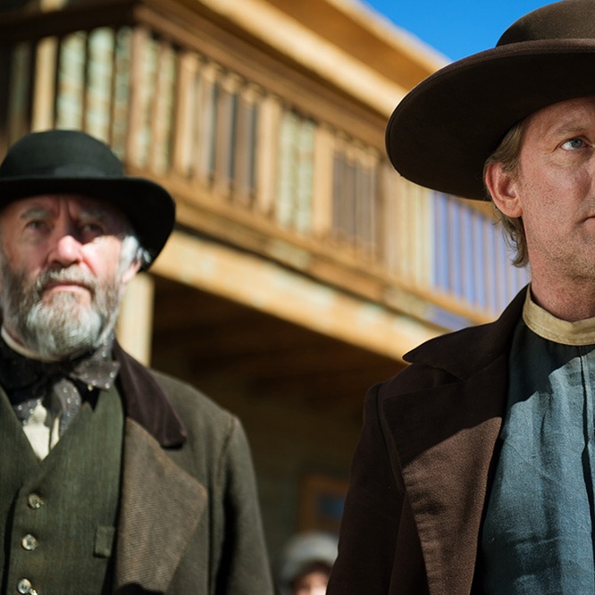 Une scène du film <em>The Salvation</em>