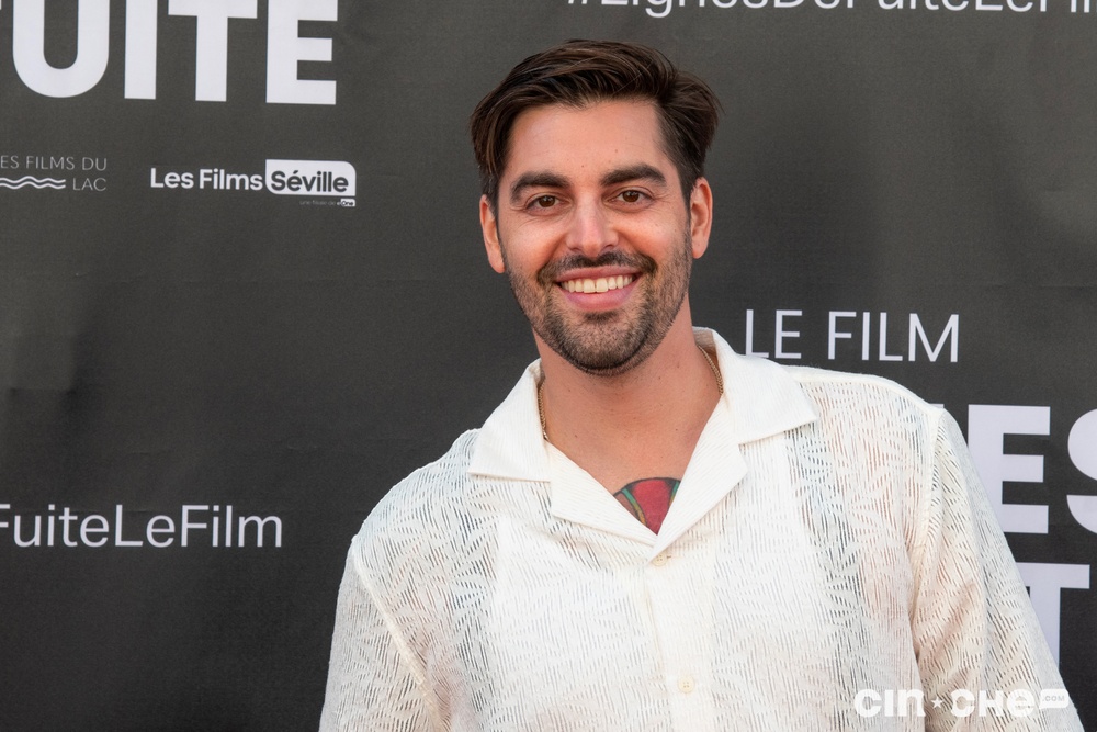 Sur le tapis rouge du film Lignes de fuite