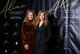 Tapis rouge du film Aline
