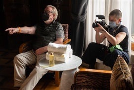 Une scène du film House of Gucci