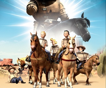 Affiche du film Bob et Bobette et les diables du Texas