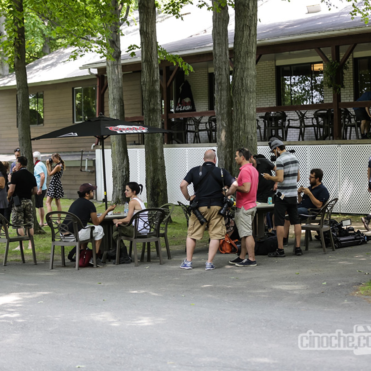 Sur le plateau du film Nitro Rush