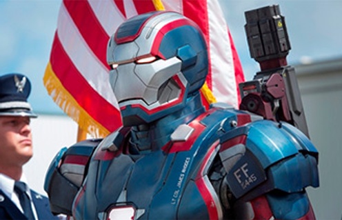 Une scène du film Iron Man 3