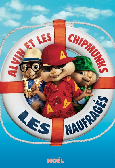 Affiche du film Alvin et les Chipmunks - Les naufragés