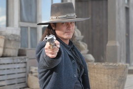 Une scène du film Gunless